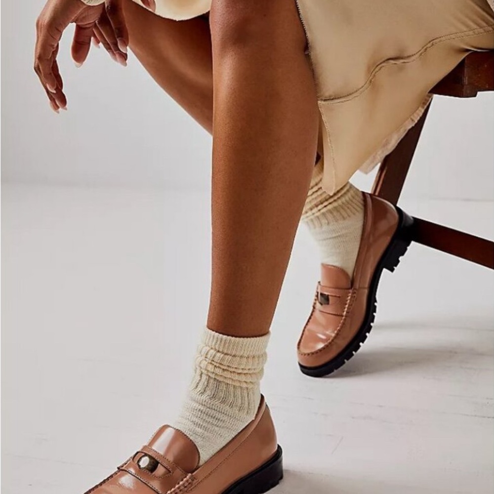 Free People Liv Loafers / Camel NWOB Size 38/8 - Picture 7 of 13